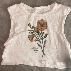 American Eagle Floral Crop Top